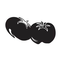 Two Tomatoes Black and White