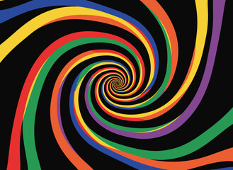 Vibrant rainbow vector backdrop with a bright design