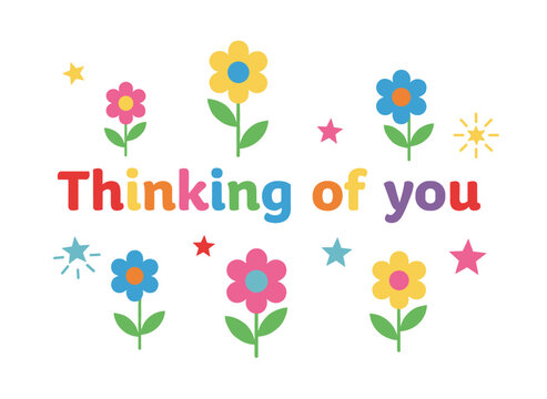 You're on my mind—a retro vintage groovy poster or t‑shirt design template