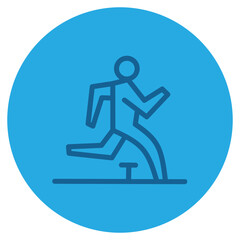 Fototapeta premium Running icon illustration