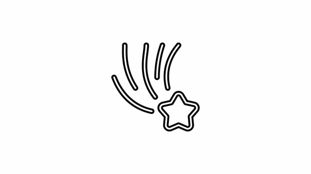 The comet icon is displayed on a white background.