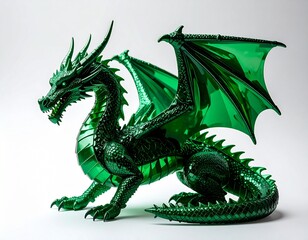 Fototapeta premium 緑色のドラゴン