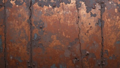 Textured surface of aged metal showcasing natural weathering and rustic charm