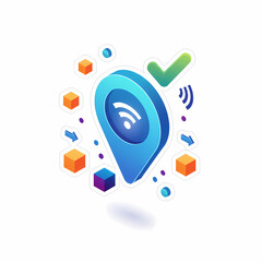 mobile phone with social media icons