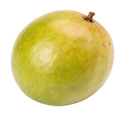 A whole mangaba fruit isolated on a transparent background
