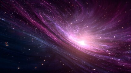 Fototapeta premium Vibrant nebula with swirling cosmic dust and distant stars.