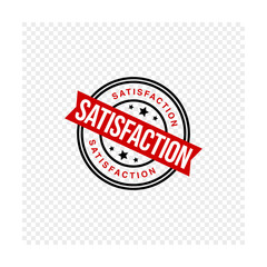 Bold satisfaction logo icon – premium quality graphic design for business branding and product approval