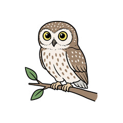 Fototapeta premium Owl on branch