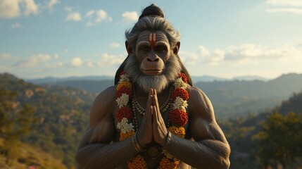 God Hanuman ji portrait