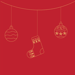 Christmas background, Christmas consept, Christmas toys