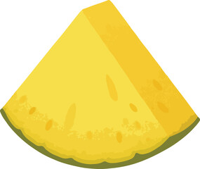 Yellow cheese wedge with green rind food dairy