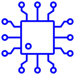 Obraz premium micro chip