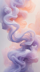 Soft Pastel Smoke Art