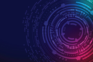 Abstract geometric background with vibrant color gradients