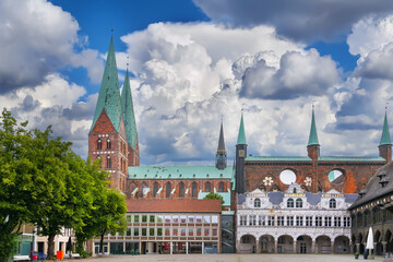 St. Mary's Church, Lubeck, Germany © borisb17