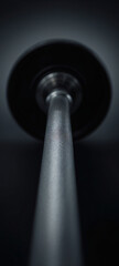 Barbell Close-Up with Dramatic Lighting
