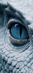 Blue Dragon Eye Close-Up