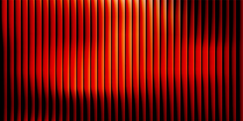 Summer heat glows through fractal glass. Vivid sunset gradient radiates warmth and energy. Bright summer sunset captured in glowing glass lines. Fractal glass design with sunset magic and golden light