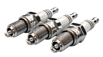 Highly detailed metallic spark plugs for automotive engineering design