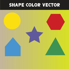 Radiant Shape Spectrum: Geometric Icons on Gradient Canvas 