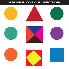 Geometric Harmony: 15-Shape Grid for Visual Learning & Design Play