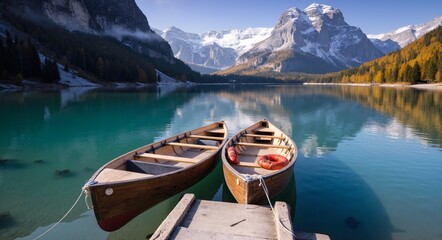 Obraz premium lake louise banff national park