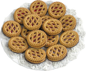 cookies on white background，Cookies on white background, PNG