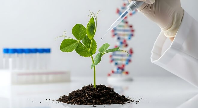 Biotechnology Plant Science Research DNA Genetic Engineering Lab Sprout GMO