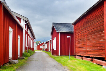 Gammelstad Church Town in Gammelstaden 10 km north of Lule&aring;, Sweden