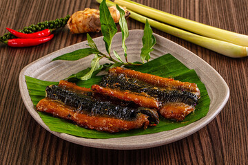 Gourmet Grilled fresh eel fish