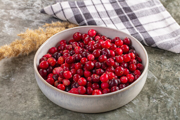 Sweet and sour fresh cranberry