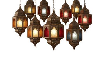 lamps on the ceiling