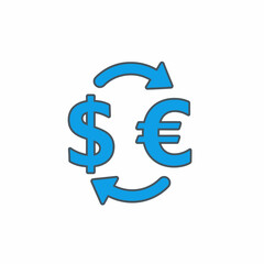 Obraz premium Currency Exchange Icon