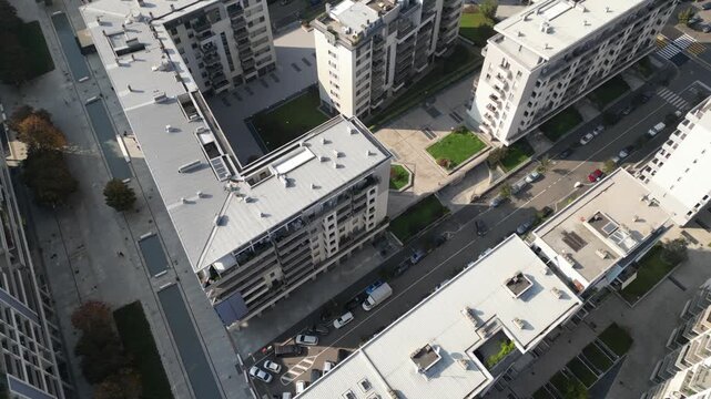 Drone Footage of Santa Giulia, Milan, Italy