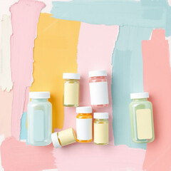 병, 미, 백, 상품, 개체, 공백, 고립시키는,