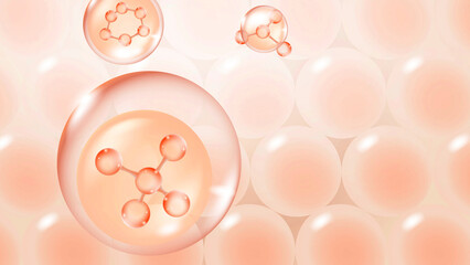 Skincare Science Golden Serum Capsules on Dermal Layer