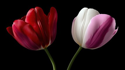 flower, tulip, pink, nature, plant, spring, blossom, flora, beauty, bloom, garden, petal, red, flowers, floral, 