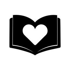 Symbolic representation of the love of knowledge displayed in a book