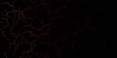 Abstract dark texture with faint red light glowing through organic cell-like cracks.