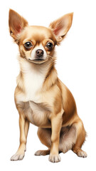 Fototapeta premium PNG Chihuahua dog mammal animal.