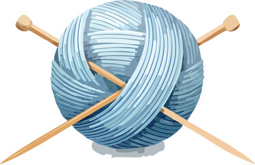 ball of wool and knitting needles © ImagoRoom