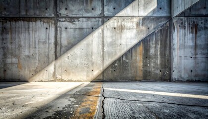 Close-up texture of old concrete with natural cracks and rough surface, ideal for background, wall texture, industrial design, and realistic construction materials