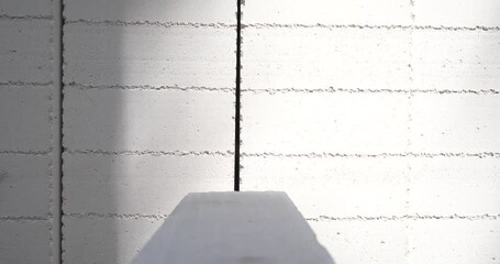 (Autoclaved Aerated Concrete - AAC) for construction work, (Autoclaved Aerated Concrete - AAC) large piles in construction sites.