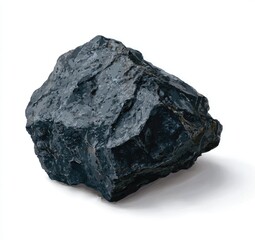 Dark, rough, coal specimen