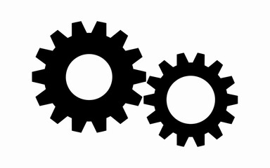 gears on white background