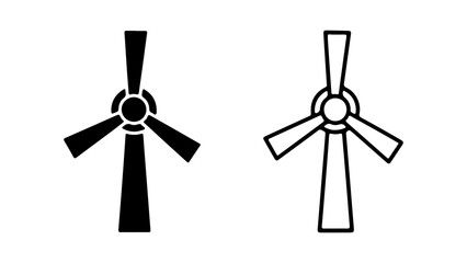 Wind turbine blades with transparent background