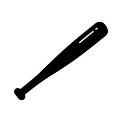 Baseball bat with transparent background