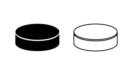 Cylinders with outline and solid fill with transparent background