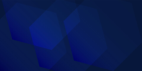 Modern abstract blue geometric background with overlapping transparent polygonal shapes and smooth gradient texture.