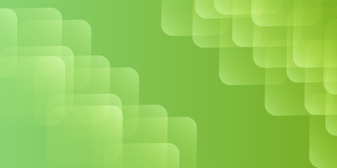 Bright Green Abstract Background With Layered Wave Pattern For Design And Branding.eps10